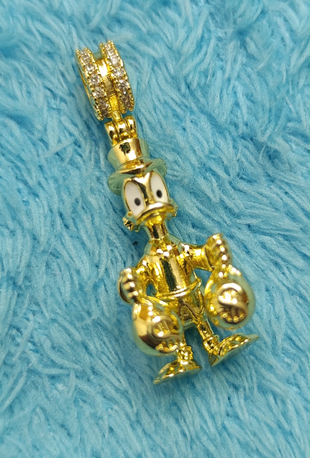 Dije Rodio Pato 3D para Cadena