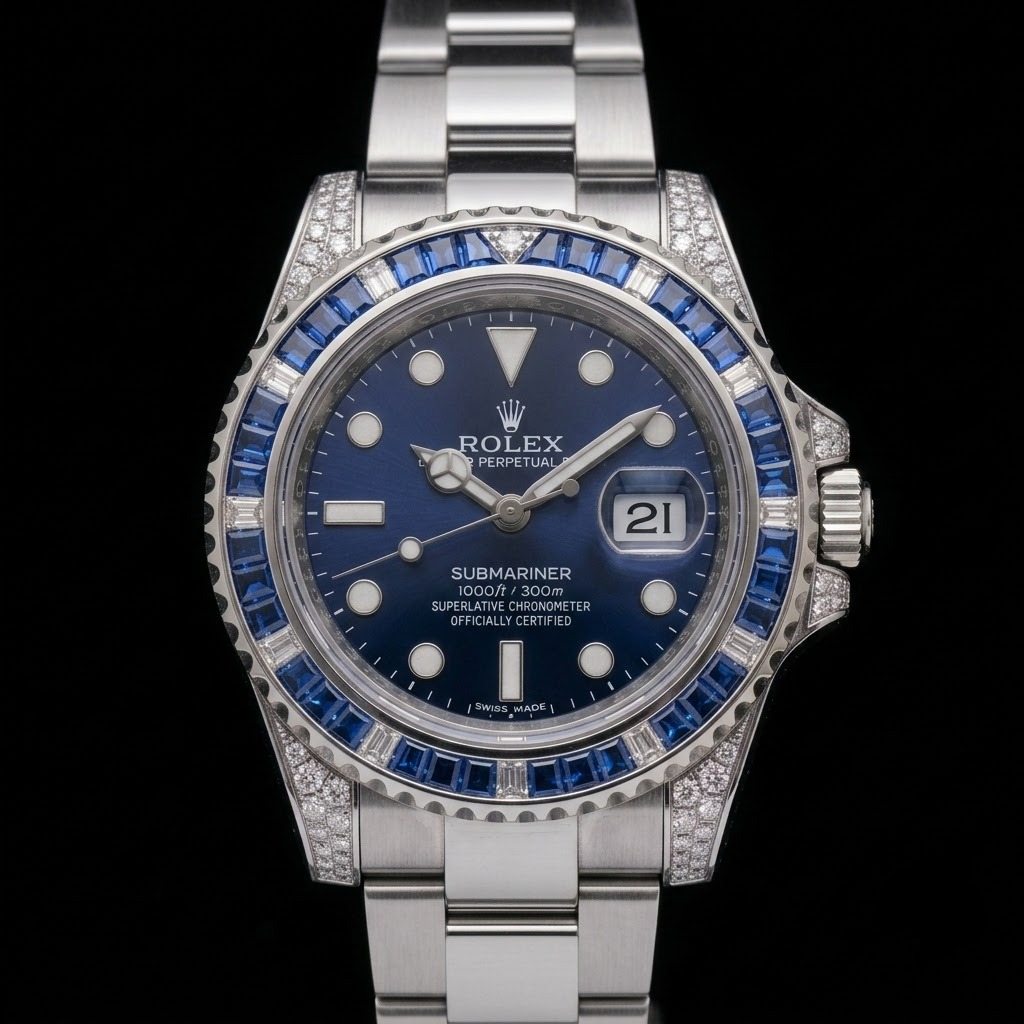 Rolex Submariner Bisel Cubano