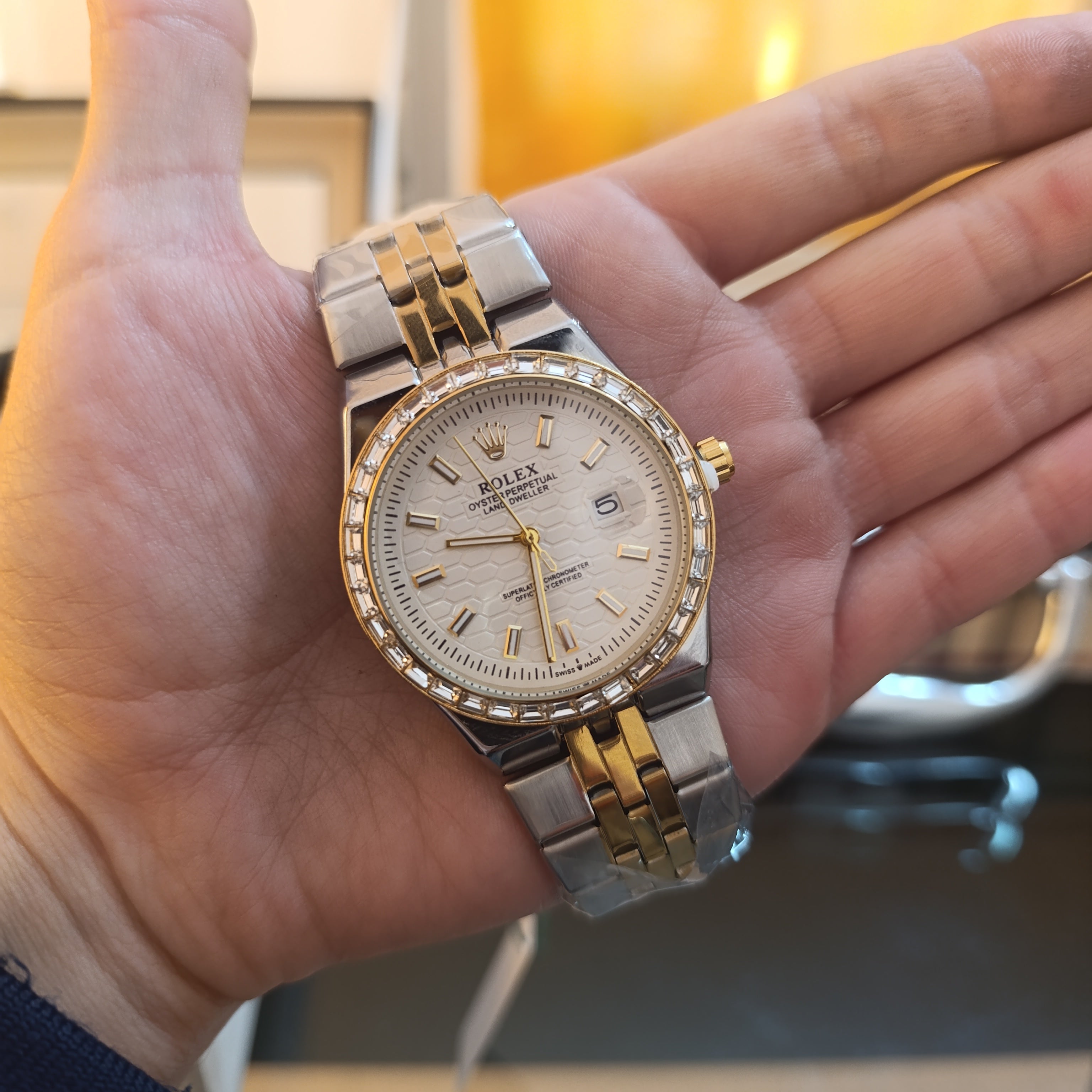 Rolex Oyster Perpetual Borde Diamante
